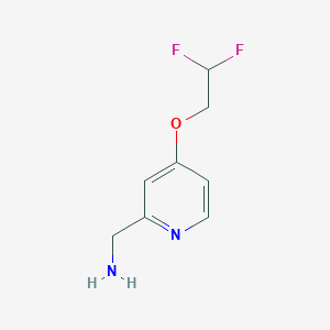 [4-(2,2-Difluoroethoxy)pyridin-2-yl]methanamine
