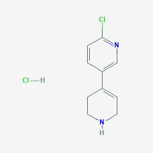 2-Chloro-5-(1,2,3,6-tetrahydropyridin-4-yl)pyridine hydrochloride