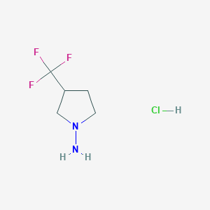 3-(Trifluoromethyl)pyrrolidin-1-amine hydrochloride