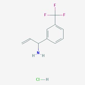 1-[3-(Trifluoromethyl)phenyl]prop-2-en-1-amine hydrochloride