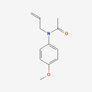 molecular formula C12H15NO2 B14300189 Acetamide, N-(4-methoxyphenyl)-N-2-propenyl- CAS No. 119561-01-2