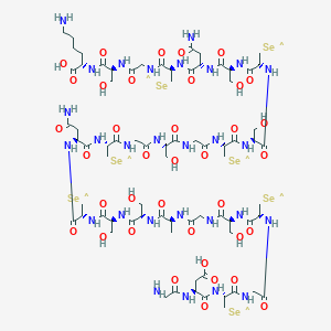 molecular formula C75H117N28O37Se7 B143002 Metalloselenonein CAS No. 134646-22-3
