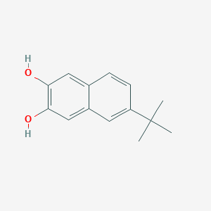 molecular formula C14H16O2 B14300200 6-tert-Butylnaphthalene-2,3-diol CAS No. 116310-13-5