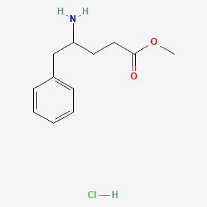 Methyl 4-amino-5-phenylpentanoate hydrochloride
