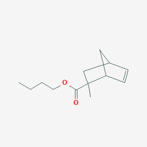 molecular formula C13H20O2 B14300235 Butyl 2-methylbicyclo[2.2.1]hept-5-ene-2-carboxylate CAS No. 116656-49-6