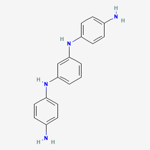 molecular formula C18H18N4 B14300277 N~1~,N~3~-Bis(4-aminophenyl)benzene-1,3-diamine CAS No. 114389-55-8