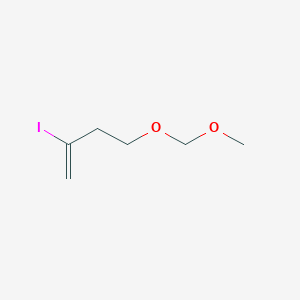 molecular formula C6H11IO2 B14300350 2-Iodo-4-(methoxymethoxy)but-1-ene CAS No. 116381-85-2