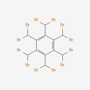 molecular formula C12H6Br12 B14300364 Hexakis(dibromomethyl)benzene CAS No. 117965-58-9