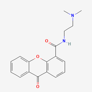molecular formula C18H18N2O3 B14300372 N-(2-(Dimethylamino)ethyl)-9-oxo-9H-xanthene-4-carboxamide CAS No. 112022-08-9
