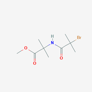 Methyl 2-(2-bromo-2-methylpropanamido)-2-methylpropanoate