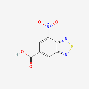 molecular formula C7H3N3O4S B1430047 7-Nitro-2,1,3-benzothiadiazole-5-carboxylic acid CAS No. 1427380-00-4