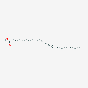 molecular formula C23H38O2 B14300486 Tricosa-11,13-diynoic acid CAS No. 114411-78-8
