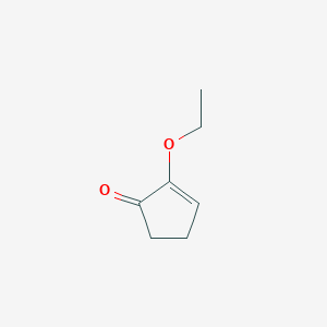 molecular formula C7H10O2 B14300515 2-Ethoxycyclopent-2-en-1-one CAS No. 114238-39-0