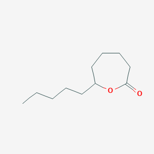 molecular formula C11H20O2 B14300621 7-Pentyloxepan-2-one CAS No. 115453-70-8