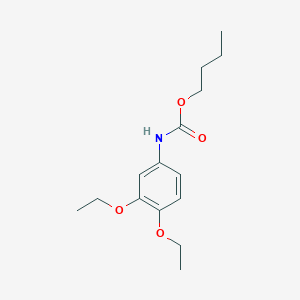 molecular formula C15H23NO4 B14300683 Butyl (3,4-diethoxyphenyl)carbamate CAS No. 113932-77-7