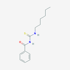 molecular formula C14H20N2OS B14300691 N-(Hexylcarbamothioyl)benzamide CAS No. 125788-00-3