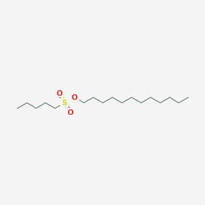 molecular formula C17H36O3S B14300699 Dodecyl pentane-1-sulfonate CAS No. 112147-25-8