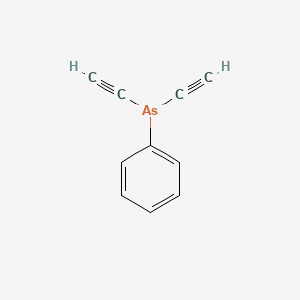 molecular formula C10H7As B14300706 Diethynyl(phenyl)arsane CAS No. 123865-46-3