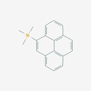 molecular formula C19H18Si B14300718 Trimethyl(pyren-4-YL)silane CAS No. 116060-97-0