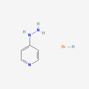 molecular formula C5H8BrN3 B1430074 Pyridin-4-yl-hydrazine hydrobromide CAS No. 1351610-78-0