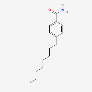 molecular formula C15H23NO B14300745 4-Octylbenzamide CAS No. 116645-05-7