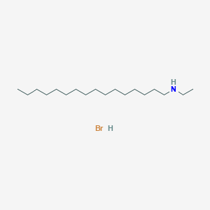 molecular formula C18H40BrN B14300833 N-ethylhexadecan-1-amine;hydrobromide CAS No. 114460-23-0