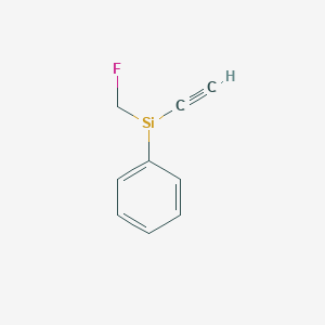 molecular formula C9H8FSi B14300854 CID 78060949 