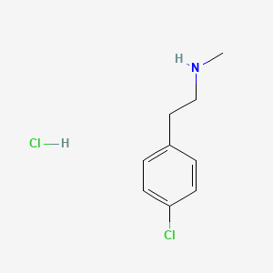 molecular formula C9H13Cl2N B1430087 [2-(4-Chlorophenyl)ethyl](methyl)amine hydrochloride CAS No. 102236-57-7