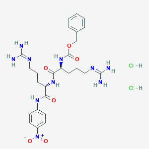 molecular formula C26H38Cl2N10O6 B1430089 Cathepsin B Ssubstrate I,colorimetric CAS No. 201807-90-1