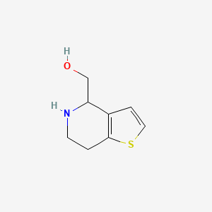 molecular formula C8H11NOS B1430092 4,5,6,7-Tetrahydrothieno[3,2-c]pyridin-4-ylmethanol CAS No. 1428233-87-7