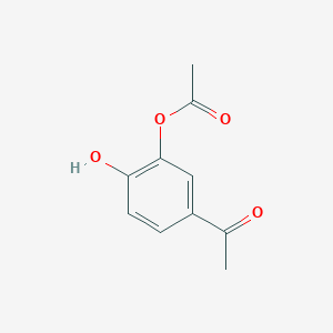 molecular formula C10H10O4 B14300971 Ethanone, 1-[3-(acetyloxy)-4-hydroxyphenyl]- CAS No. 115436-75-4