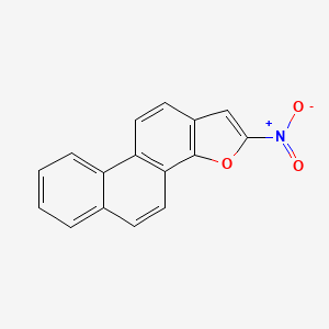molecular formula C16H9NO3 B14300972 Phenanthro(1,2-b)furan, 2-nitro- CAS No. 125372-47-6