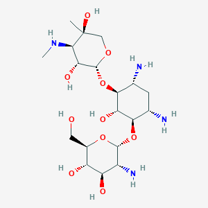molecular formula C19H38N4O10 B014301 Gentamicin X2 CAS No. 36889-17-5