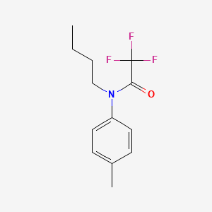 molecular formula C13H16F3NO B14301003 N-Butyl-2,2,2-trifluoro-N-(4-methylphenyl)acetamide CAS No. 112983-31-0
