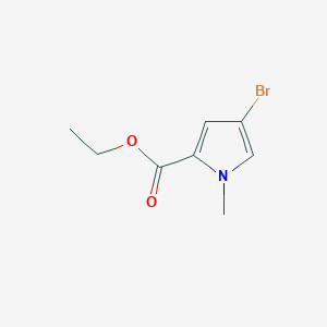 molecular formula C8H10BrNO2 B1430104 Ethyl 4-bromo-1-methyl-1H-pyrrole-2-carboxylate CAS No. 516465-78-4