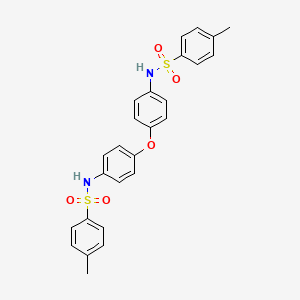 molecular formula C26H24N2O5S2 B14301095 N,N'-(oxydibenzene-4,1-diyl)bis(4-methylbenzenesulfonamide) CAS No. 117964-11-1
