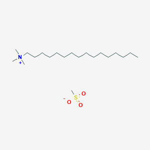 molecular formula C20H45NO3S B14301124 N,N,N-Trimethylhexadecan-1-aminium methanesulfonate CAS No. 113894-24-9