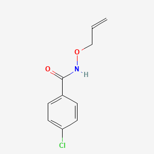 molecular formula C10H10ClNO2 B14301141 N-(Allyloxy)-4-chlorobenzamide CAS No. 113460-59-6