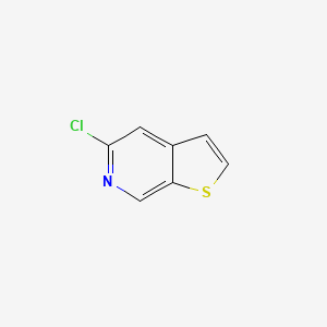 molecular formula C7H4ClNS B1430129 5-Chlorothieno[2,3-C]pyridine CAS No. 1246555-91-8