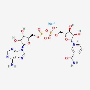 molecular formula C21H26N7NaO14P2 B1430131 beta-Nicotinamide Adenine Dinucleotide Sodium Salt CAS No. 20111-18-6