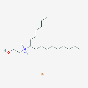molecular formula C20H44BrNO B14301321 N-(2-Hydroxyethyl)-N,N-dimethylhexadecan-7-aminium bromide CAS No. 112218-54-9