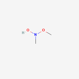 molecular formula C2H7NO2 B14301332 Methanamine, N-hydroxy-N-methoxy- CAS No. 114892-35-2