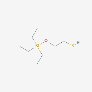 molecular formula C8H20OSSi B14301382 Ethanethiol, 2-[(triethylsilyl)oxy]- CAS No. 121405-71-8