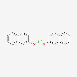 molecular formula C20H14BO2 B14301391 Bis[(naphthalen-2-yl)oxy]boranyl CAS No. 112500-99-9