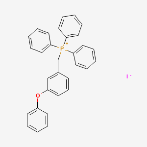 molecular formula C31H26IOP B14301414 Phosphonium, [(3-phenoxyphenyl)methyl]triphenyl-, iodide CAS No. 112773-53-2