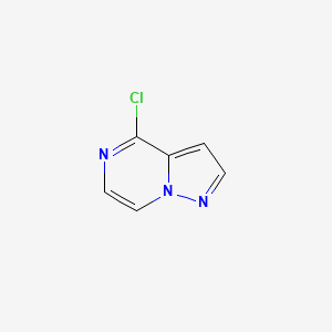 molecular formula C6H4ClN3 B1430154 4-Chloropyrazolo[1,5-A]pyrazine CAS No. 1260665-84-6