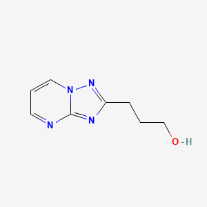 3-{[1,2,4]Triazolo[1,5-a]pyrimidin-2-yl}propan-1-ol