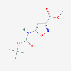Methyl 5-((tert-butoxycarbonyl)amino)isoxazole-3-carboxylate