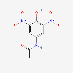 molecular formula C8H7N3O6 B14301724 N-(4-Hydroxy-3,5-dinitrophenyl)acetamide CAS No. 118828-85-6