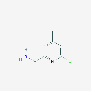 (6-Chloro-4-methylpyridin-2-YL)methanamine